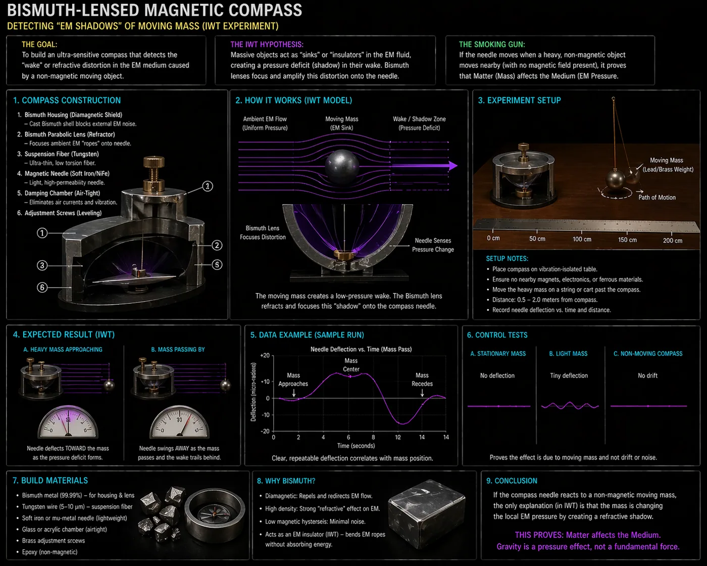 Magnetic Compass — EM Field Geometry