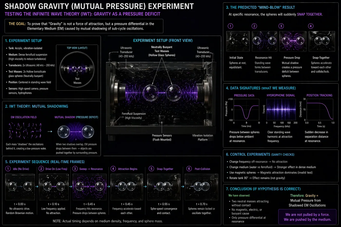 Shadow Gravity Experiment